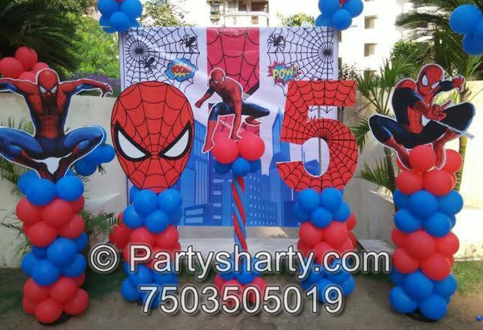 Spiderman Theme Birthday Party, Birthday themes for Boys, Birthday themes for girls, Birthday party Ideas, birthday party organisers in Delhi, Gurgaon, Noida, Best Birthday Party Themes for Kids and Adults, theme-based birthday party