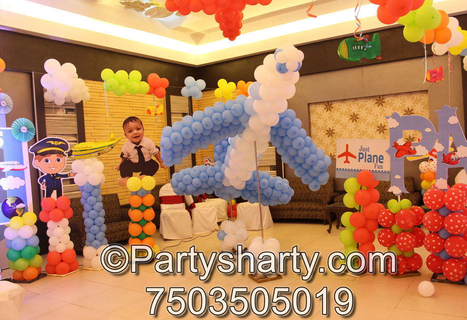 Aeroplane Theme Birthday Party, Birthday themes for Boys, Birthday themes for girls, Birthday party Ideas, birthday party organisers in Delhi, Gurgaon, Noida, Best Birthday Party Themes for Kids and Adults, theme-based birthday party