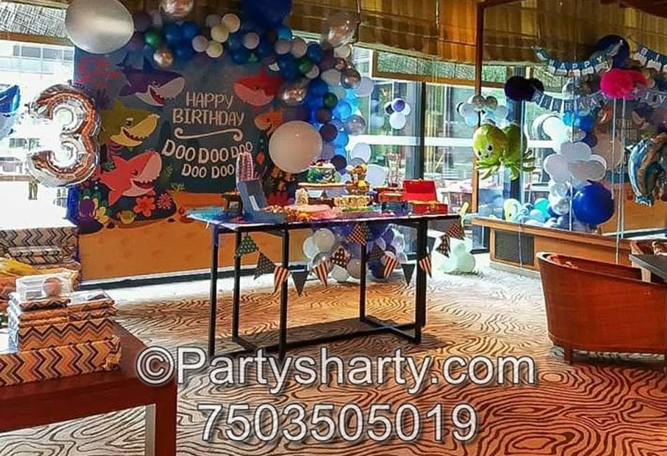 Baby Shark Theme Birthday Party Ideas, Birthday Party Themes For Girls