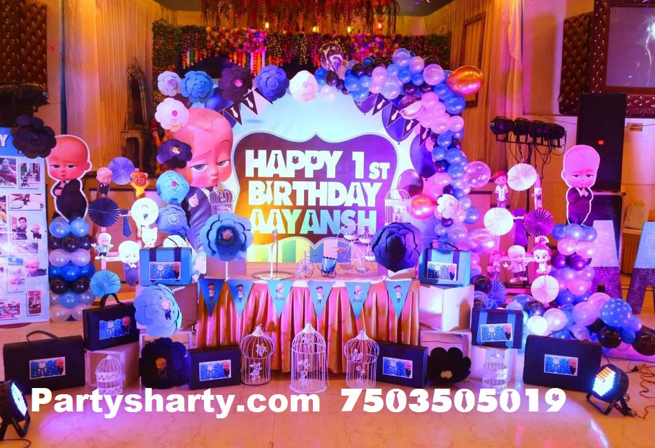 Boss Baby Theme Birthday Party, Birthday themes for Boys, Birthday themes for girls, Birthday party Ideas, birthday party organisers in Delhi, Gurgaon, Noida, Best Birthday Party Themes for Kids and Adults, theme-based birthday party