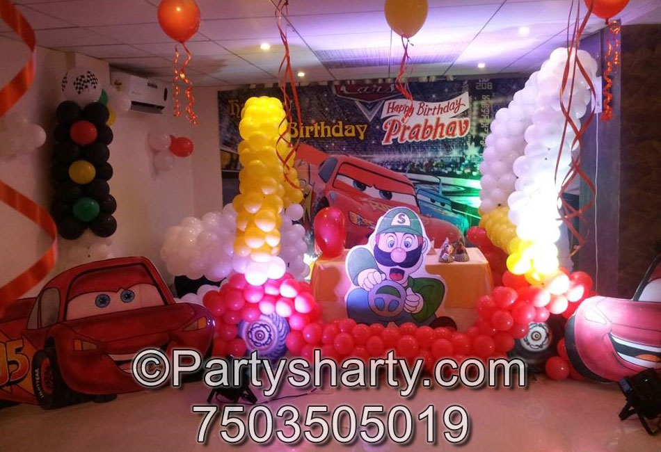 a la deriva Omitir Dormido Car Theme Birthday Party Decorations Ideas, Birthday Party Themes Ideas