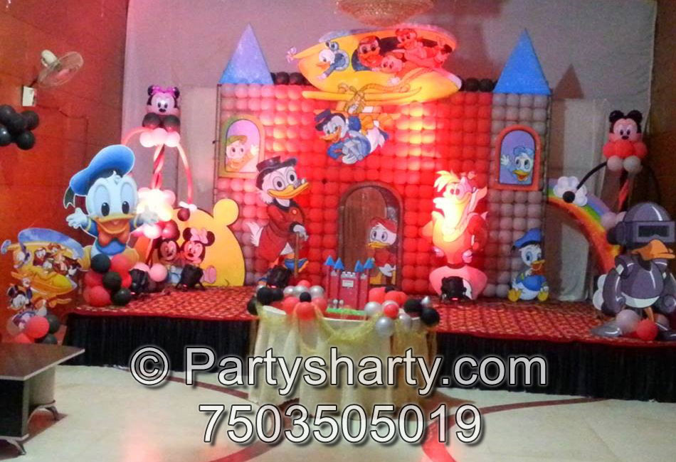 Duck Tales Theme Birthday Party, Birthday themes for Boys, Birthday themes for girls, Birthday party Ideas, birthday party organisers in Delhi, Gurgaon, Noida, Best Birthday Party Themes for Kids and Adults, theme-based birthday party