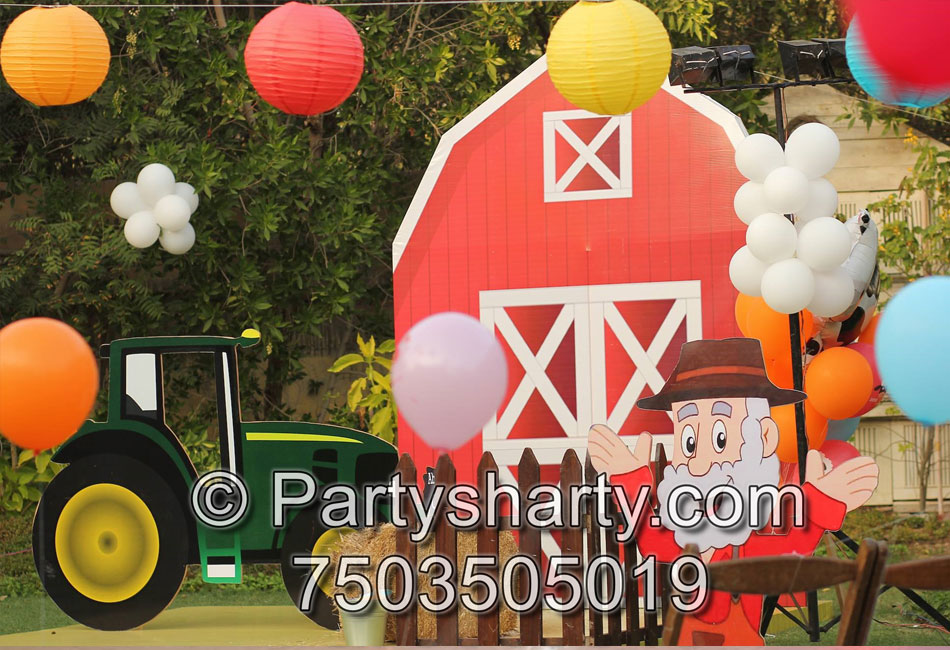 Farm Theme Birthday Party, Birthday themes for Boys, Birthday themes for girls, Birthday party Ideas, birthday party organisers in Delhi, Gurgaon, Noida, Best Birthday Party Themes for Kids and Adults, theme-based birthday party
