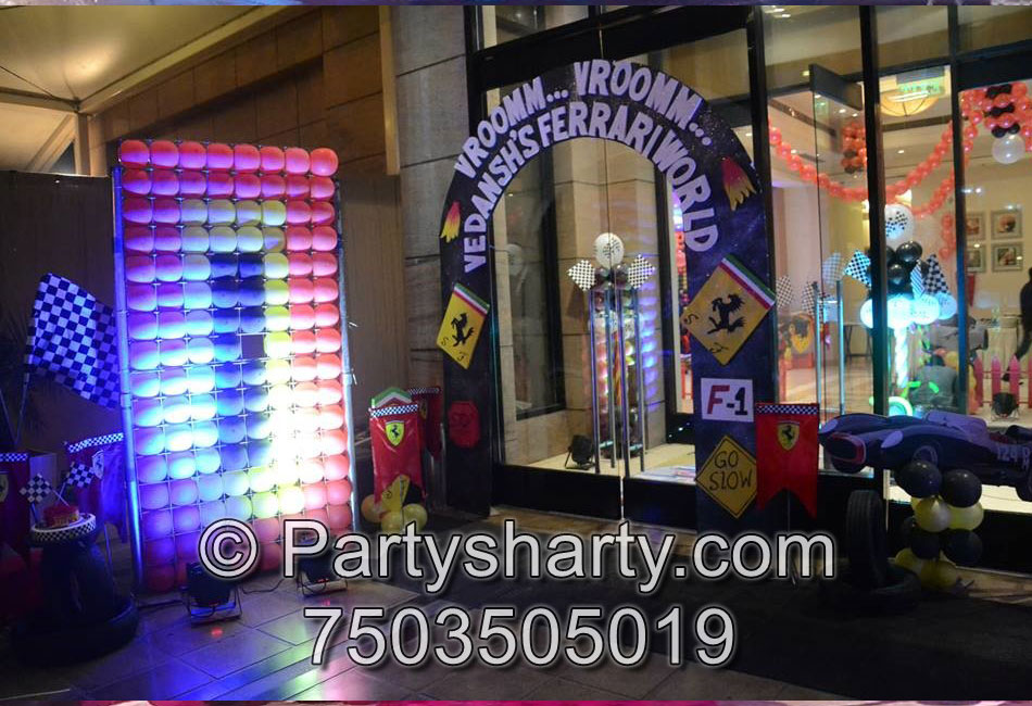 Ferrari Theme Birthday Party, Birthday themes for Boys, Birthday themes for girls, Birthday party Ideas, birthday party organisers in Delhi, Gurgaon, Noida, Best Birthday Party Themes for Kids and Adults, theme-based birthday party