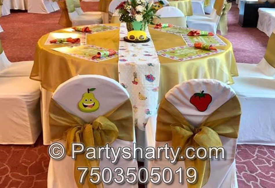 Fruit Theme Birthday Party, Birthday themes for Boys, Birthday themes for girls, Birthday party Ideas, birthday party organisers in Delhi, Gurgaon, Noida, Best Birthday Party Themes for Kids and Adults, theme-based birthday party
