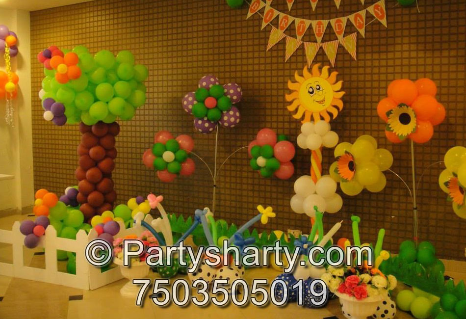 Garden Theme Birthday Party, Birthday themes for Boys, Birthday themes for girls, Birthday party Ideas, birthday party organisers in Delhi, Gurgaon, Noida, Best Birthday Party Themes for Kids and Adults, theme-based birthday party