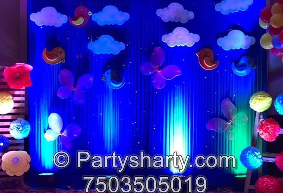 Hot Air Balloon Theme Birthday Party, Birthday themes for Boys, Birthday themes for girls, Birthday party Ideas, birthday party organisers in Delhi, Gurgaon, Noida, Best Birthday Party Themes for Kids and Adults, theme-based birthday party