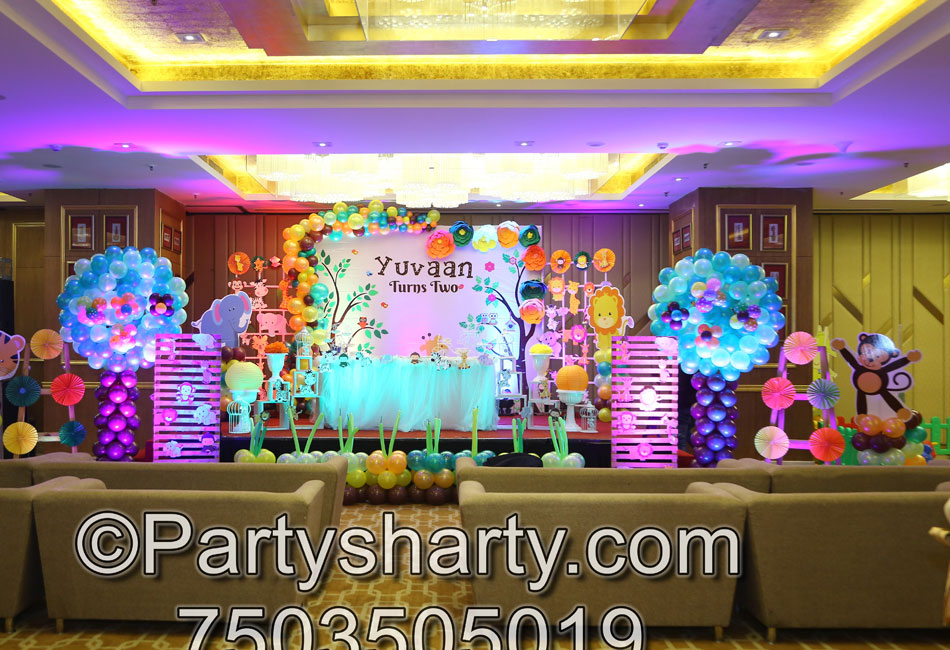 Jungle Theme Birthday Party, Birthday themes for Boys, Birthday themes for girls, Birthday party Ideas, birthday party organisers in Delhi, Gurgaon, Noida, Best Birthday Party Themes for Kids and Adults, theme-based birthday party