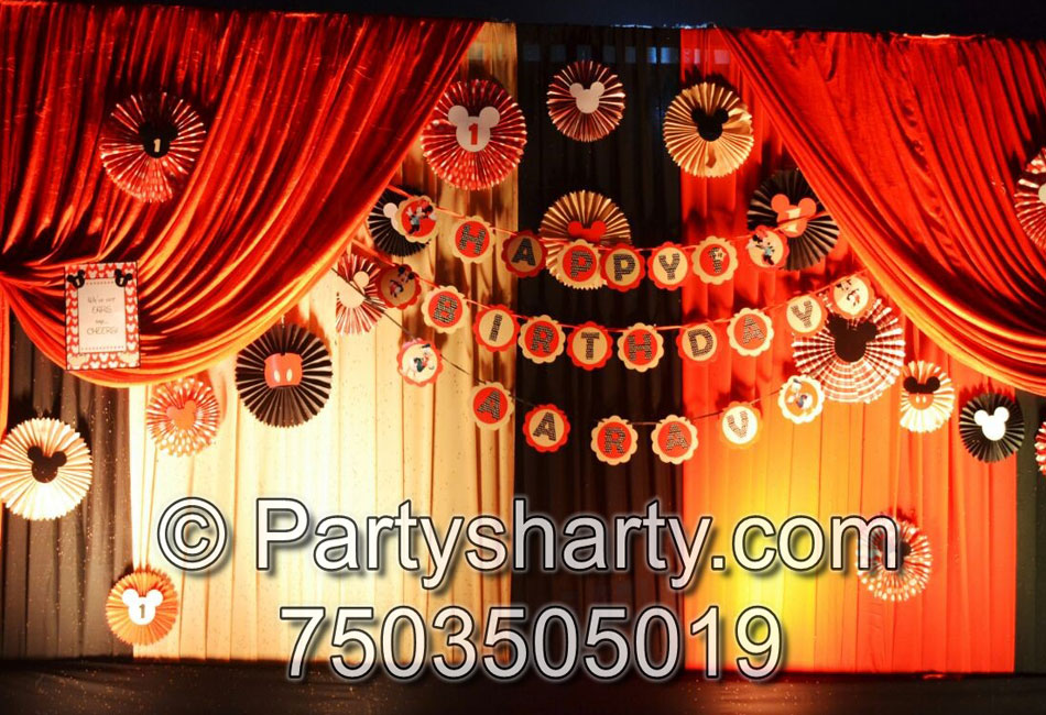 Mickey Mouse Theme Birthday Party, Birthday themes for Boys, Birthday themes for girls, Birthday party Ideas, birthday party organisers in Delhi, Gurgaon, Noida, Best Birthday Party Themes for Kids and Adults, theme-based birthday party