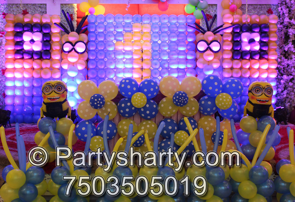 Minion Theme Birthday Party, Birthday themes for Boys, Birthday themes for girls, Birthday party Ideas, birthday party organisers in Delhi, Gurgaon, Noida, Best Birthday Party Themes for Kids and Adults, theme-based birthday party