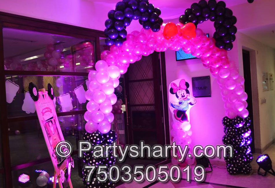 Minnie Theme Birthday Party, Birthday themes for Boys, Birthday themes for girls, Birthday party Ideas, birthday party organisers in Delhi, Gurgaon, Noida, Best Birthday Party Themes for Kids and Adults, theme-based birthday party