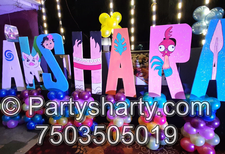 Moana Theme Birthday Party, Birthday themes for Boys, Birthday themes for girls, Birthday party Ideas, birthday party organisers in Delhi, Gurgaon, Noida, Best Birthday Party Themes for Kids and Adults, theme-based birthday party