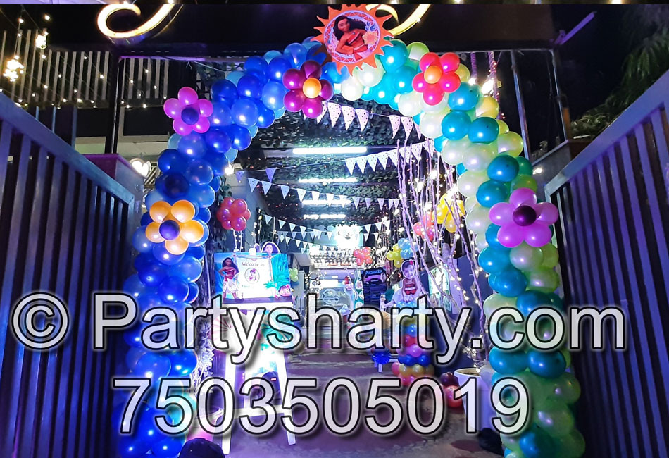 Moana Theme Birthday Party, Birthday themes for Boys, Birthday themes for girls, Birthday party Ideas, birthday party organisers in Delhi, Gurgaon, Noida, Best Birthday Party Themes for Kids and Adults, theme-based birthday party