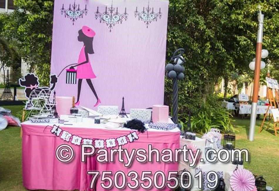 Paris Theme Theme Birthday Party , Birthday themes for Boys, Birthday themes for girls, Birthday party Ideas, birthday party organisers in Delhi, Gurgaon, Noida, Best Birthday Party Themes for Kids and Adults, theme-based birthday party
