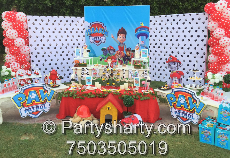 Paw Patrol Theme Birthday Party , Birthday themes for Boys, Birthday themes for girls, Birthday party Ideas, birthday party organisers in Delhi, Gurgaon, Noida, Best Birthday Party Themes for Kids and Adults, theme-based birthday party