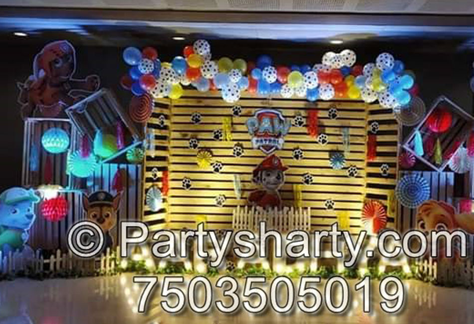 Paw Patrol Theme Birthday Party , Birthday themes for Boys, Birthday themes for girls, Birthday party Ideas, birthday party organisers in Delhi, Gurgaon, Noida, Best Birthday Party Themes for Kids and Adults, theme-based birthday party