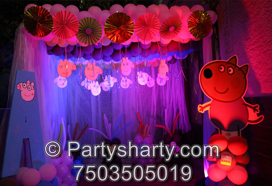 Peppa Pig Theme Birthday Party , Birthday themes for Boys, Birthday themes for girls, Birthday party Ideas, birthday party organisers in Delhi, Gurgaon, Noida, Best Birthday Party Themes for Kids and Adults, theme-based birthday party