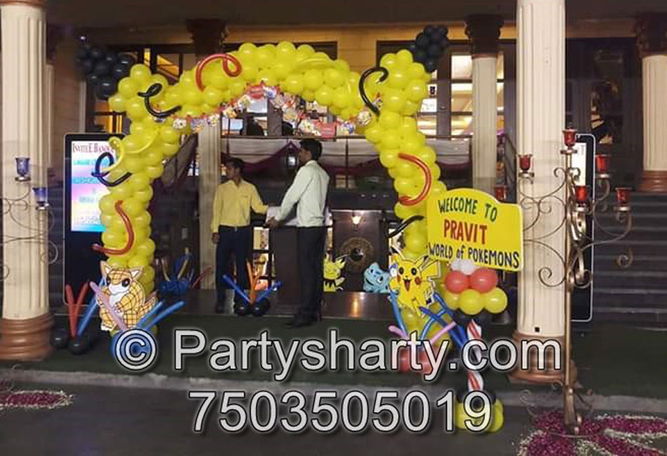 Pokemon Theme Birthday Party, Birthday themes for Boys, Birthday themes for girls, Birthday party Ideas, birthday party organisers in Delhi, Gurgaon, Noida, Best Birthday Party Themes for Kids and Adults, theme-based birthday party