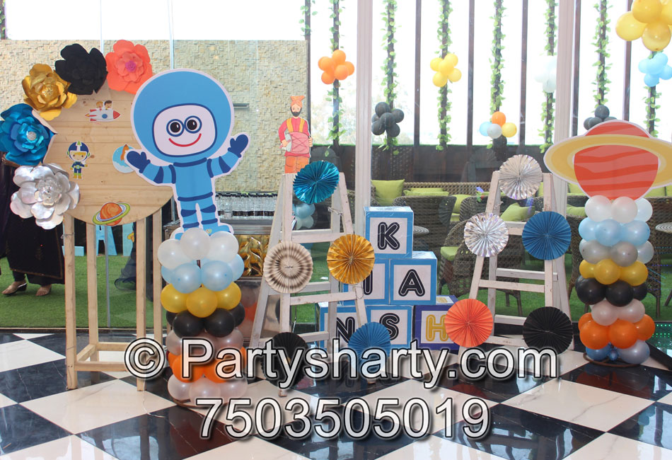 Space Theme Birthday Party, Birthday themes for Boys, Birthday themes for girls, Birthday party Ideas, birthday party organisers in Delhi, Gurgaon, Noida, Best Birthday Party Themes for Kids and Adults, theme-based birthday party