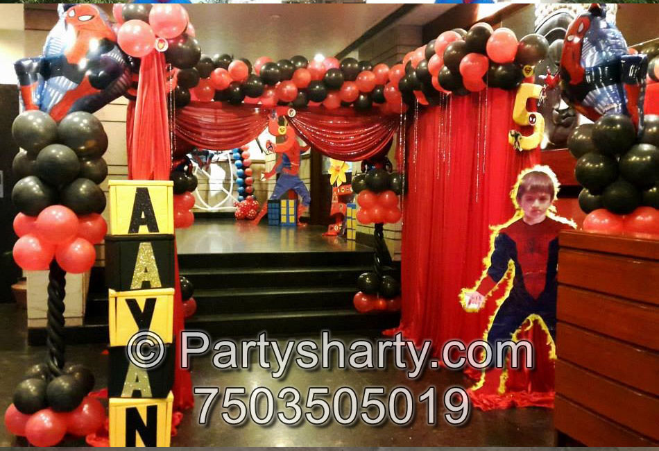 Spiderman Theme Birthday Party, Birthday themes for Boys, Birthday themes for girls, Birthday party Ideas, birthday party organisers in Delhi, Gurgaon, Noida, Best Birthday Party Themes for Kids and Adults, theme-based birthday party