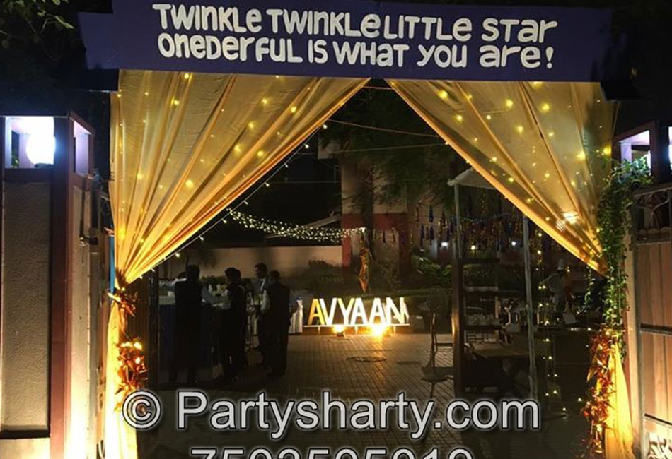 Twinkle Twinkle Little Star Theme Birthday Party , Birthday themes for Boys, Birthday themes for girls, Birthday party Ideas, birthday party organisers in Delhi, Gurgaon, Noida, Best Birthday Party Themes for Kids and Adults, theme-based birthday party