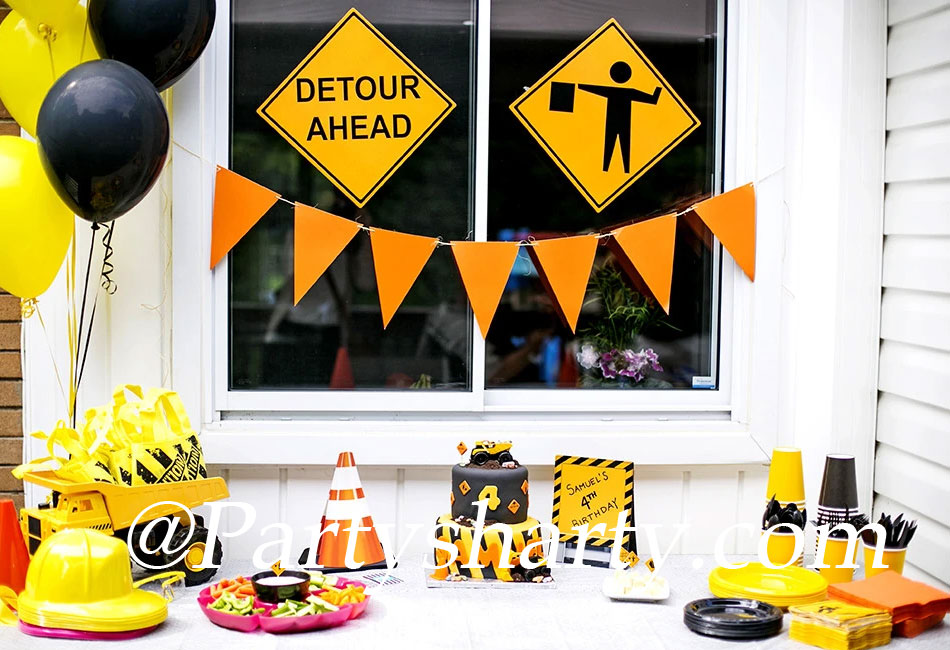 Construction Themed Birthday Party, Birthday themes for Boys, Birthday themes for girls, Birthday party Ideas, birthday party organisers in Delhi, Gurgaon, Noida, Best Birthday Party Themes for Kids and Adults, theme-based birthday party